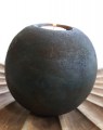 2020 Stenen urn waxinelicht met blauw tinten 600